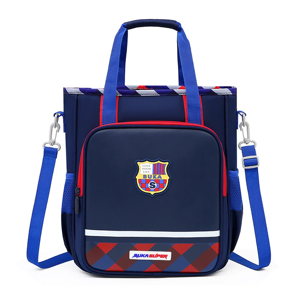 Blue Soccer theme Shoulder/Backpack style Bag for Kids - Little Surprise BoxBlue Soccer theme Shoulder/Backpack style Bag for Kids