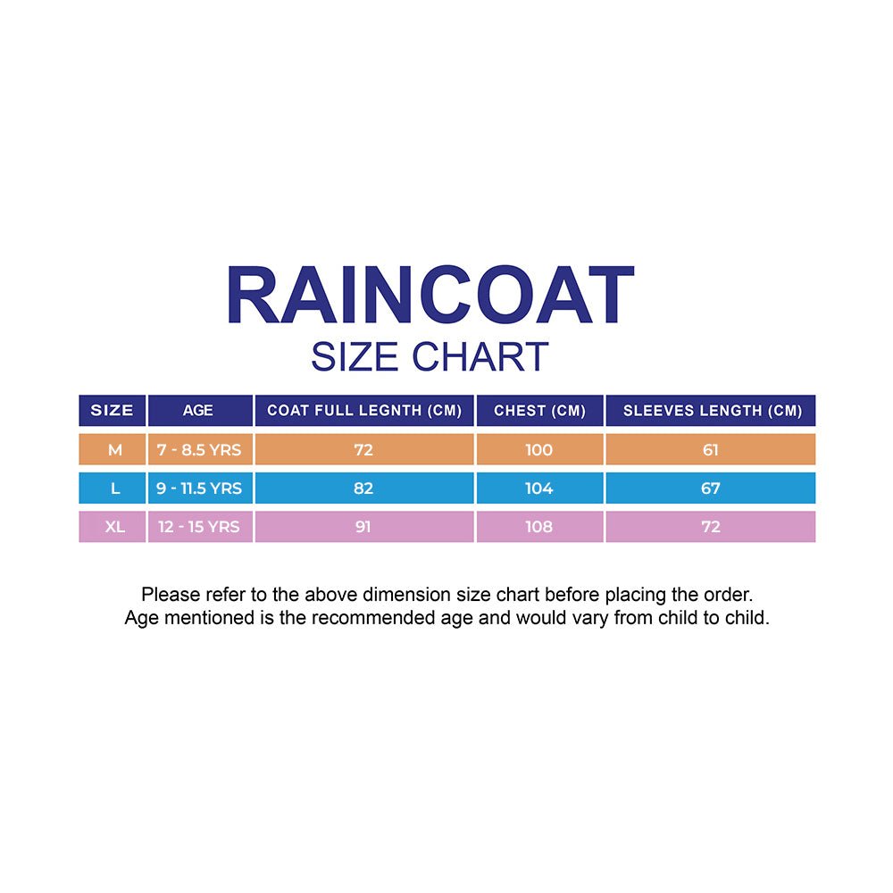 Bold Geometric Print Cream & Pink Raincoat for Kids - Little Surprise BoxBold Geometric Print Cream & Pink Raincoat for Kids