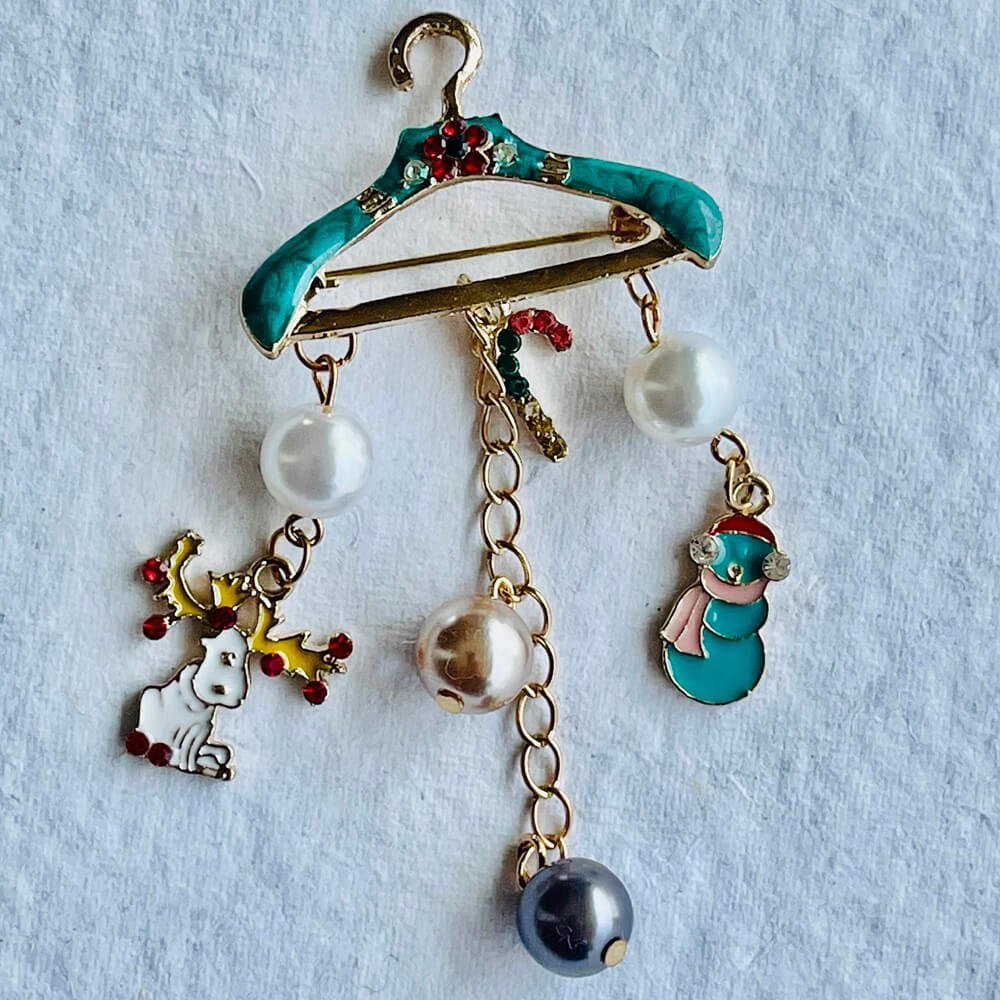 Christmas Broach Accessories Hanger Style Party wear