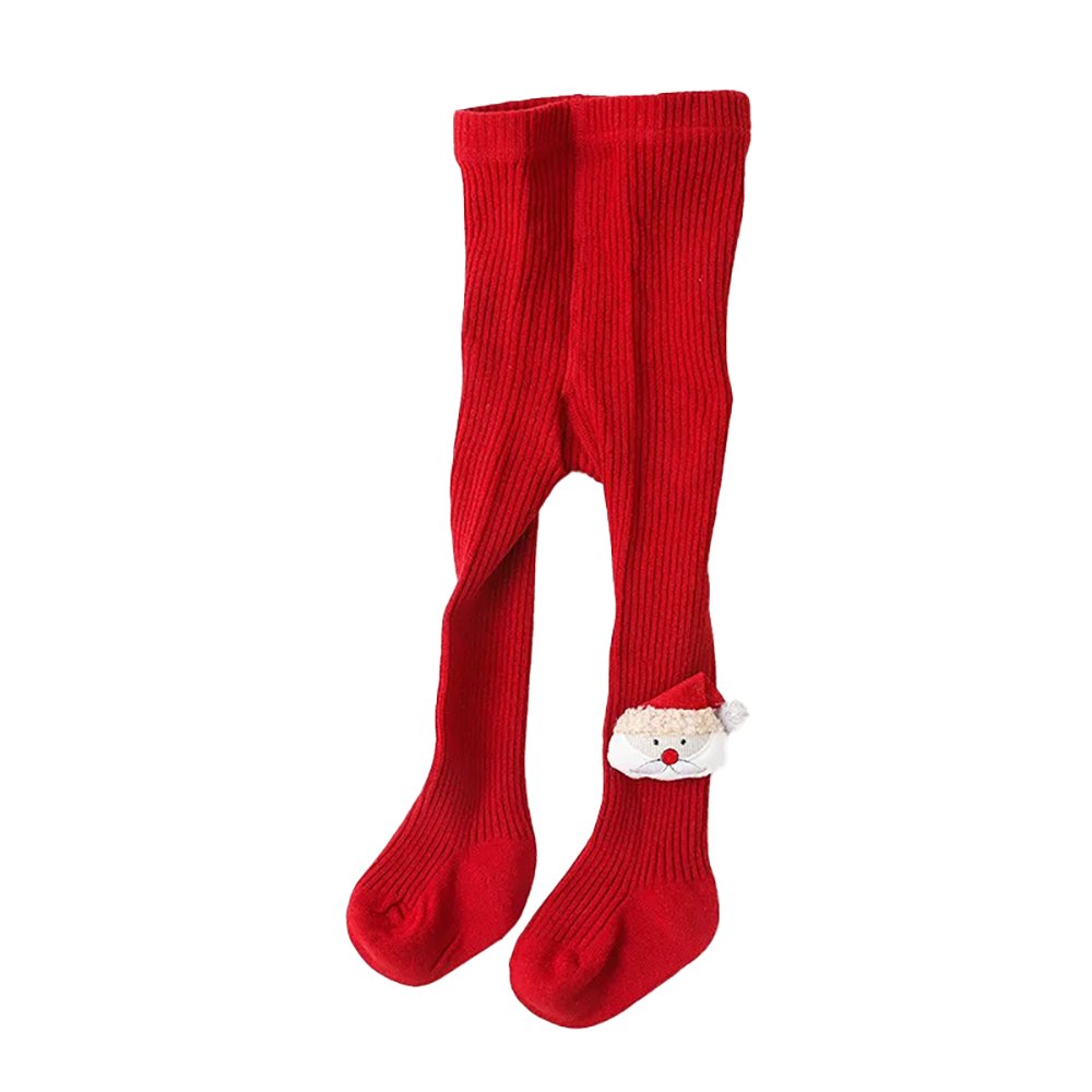 Christmas Glitter Santa Red Full Length Stockings/Tights for Christmas Party, Small 1-2 years - Little Surprise BoxChristmas Glitter Santa Red Full Length Stockings/Tights for Christmas Party, Small 1-2 years