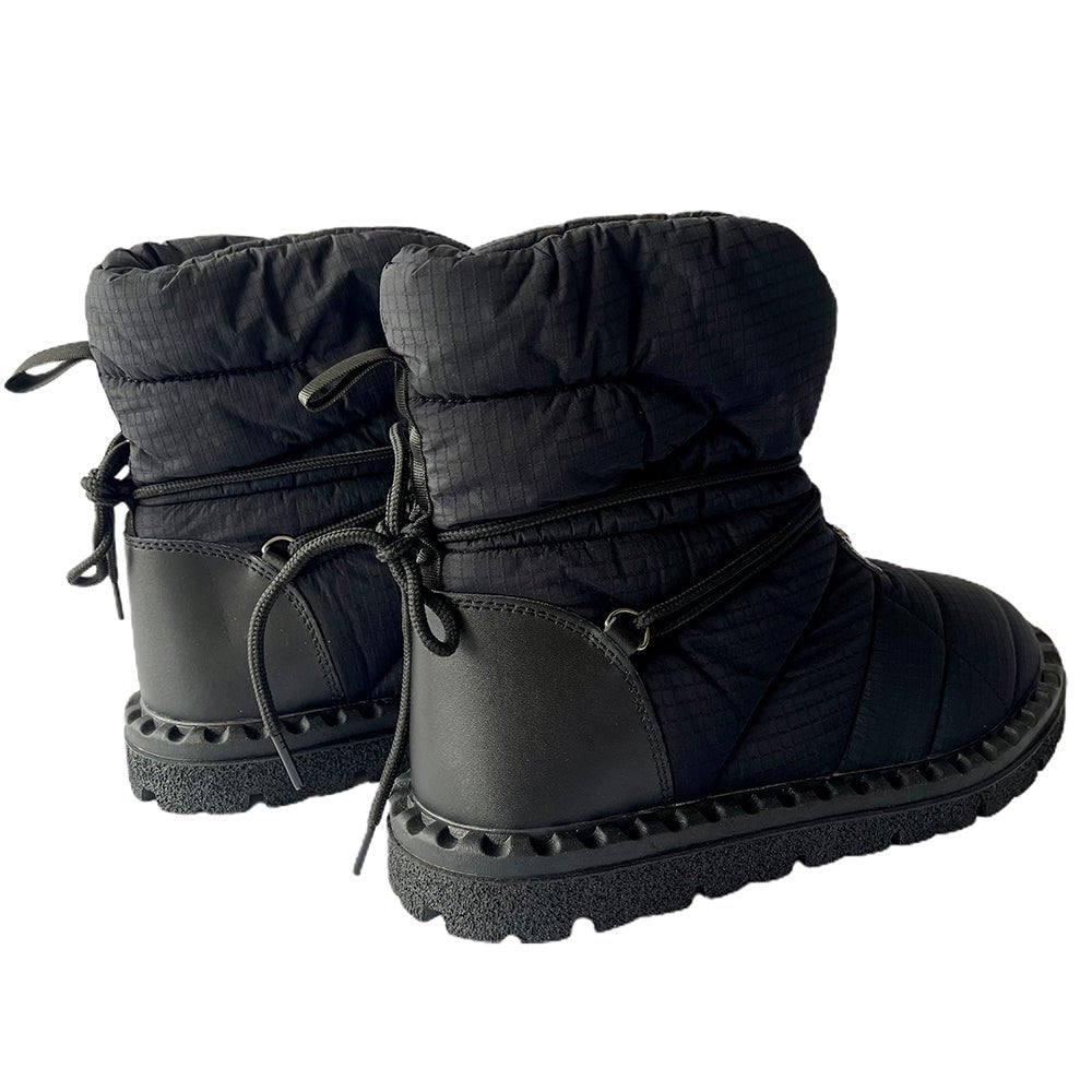 Classy All Black Women Winter Snowboots - Little Surprise BoxClassy All Black Women Winter Snowboots