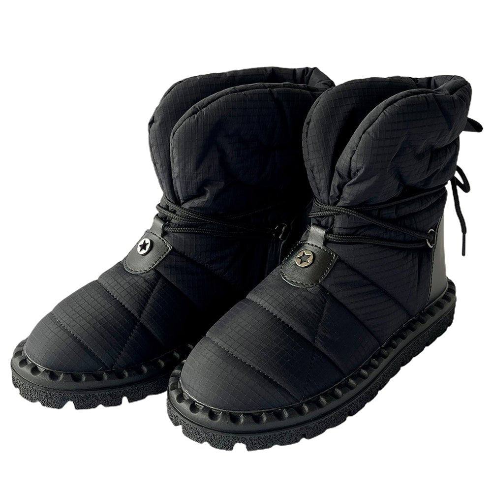 Classy All Black Women Winter Snowboots - Little Surprise BoxClassy All Black Women Winter Snowboots