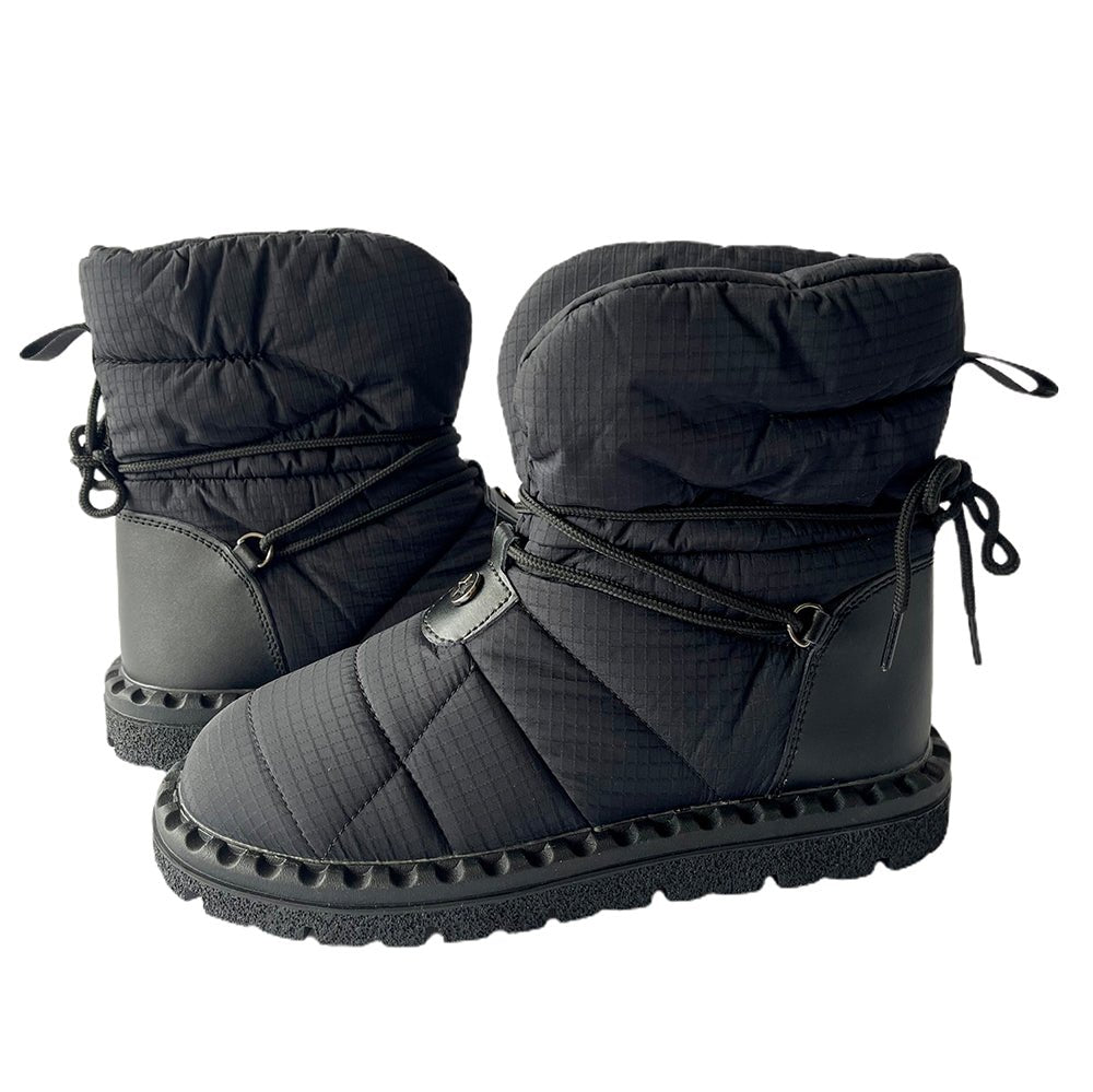 Classy All Black Women Winter Snowboots - Little Surprise BoxClassy All Black Women Winter Snowboots