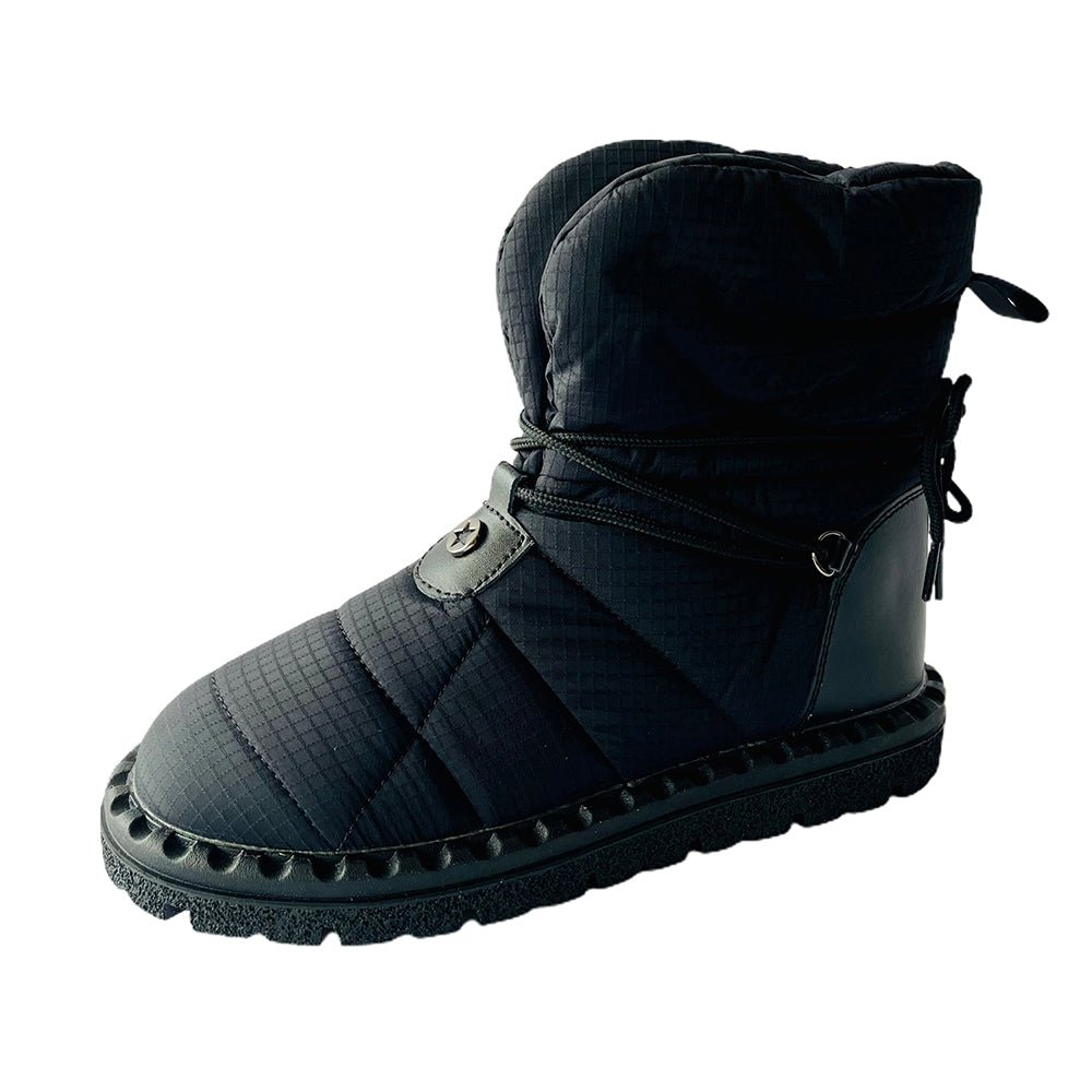 Classy All Black Women Winter Snowboots - Little Surprise BoxClassy All Black Women Winter Snowboots