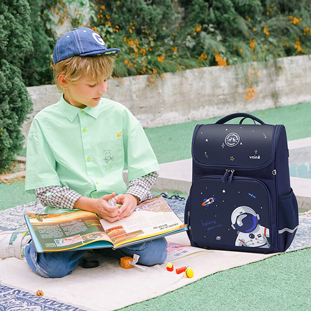 Collapsible Blue Astro Space Ergonomic Backpack for Kids - Little Surprise BoxCollapsible Blue Astro Space Ergonomic Backpack for Kids