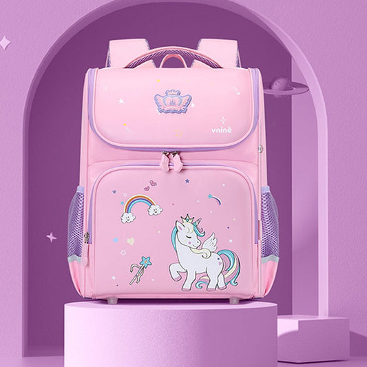 Collapsible Pink Unicorn Ergonomic Backpack for Kids - Little Surprise BoxCollapsible Pink Unicorn Ergonomic Backpack for Kids