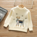 Cream Decked Reindeer Warmer Cardigan & Christmas Sweater for toddlers & Kids - Little Surprise BoxCream Decked Reindeer Warmer Cardigan & Christmas Sweater for toddlers & Kids