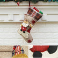 Cream Jute & Checks Style Santa & Tree - Little Surprise BoxCream Jute & Checks Style Santa & Tree