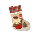 Cream Snowfall Jute & Checks Style Santa - Little Surprise BoxCream Snowfall Jute & Checks Style Santa