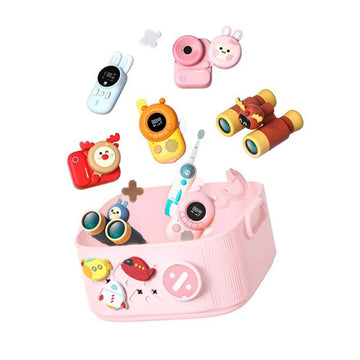 DIY Storage and Multi Functional/Toys Keepsake Box for Kids Room, Blooming Pink