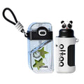 Double Tumbler, Black Panda detachable set water bottle, 400 ml & 320ML for Kids and Adults. - Little Surprise BoxDouble Tumbler, Black Panda detachable set water bottle, 400 ml & 320ML for Kids and Adults.