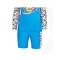 Full Sleeves Shirt & Shorts set Swimwear , Blue Fauna with UPF 50+ (2 pcs set) - Little Surprise BoxFull Sleeves Shirt & Shorts set Swimwear , Blue Fauna with UPF 50+ (2 pcs set)