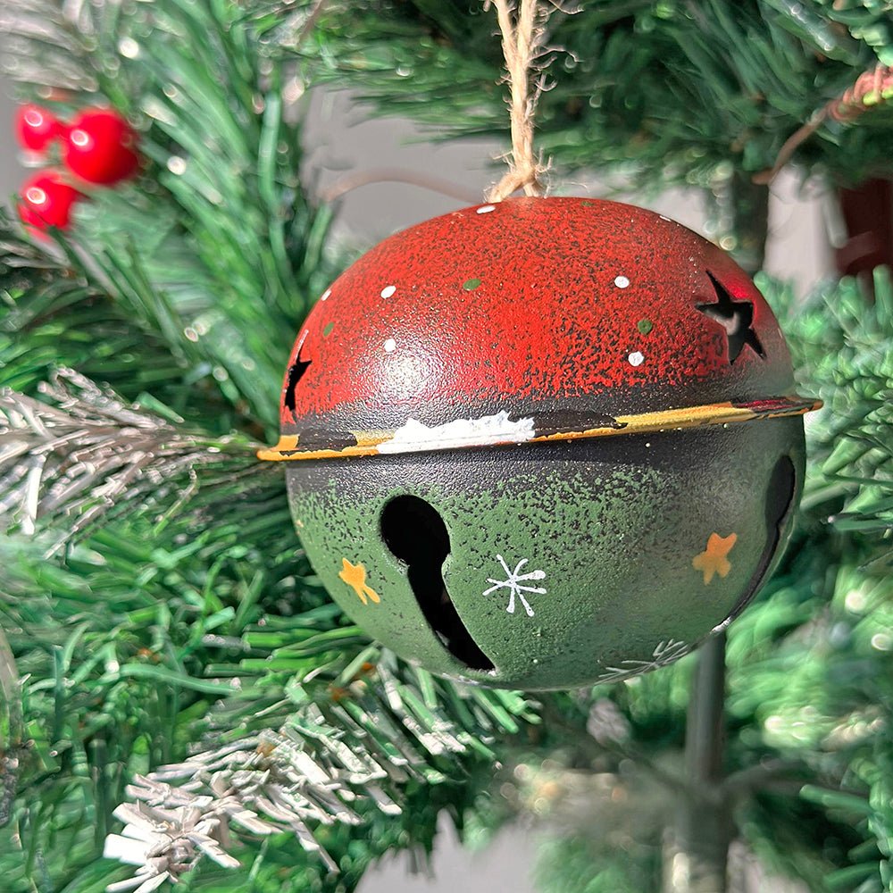 Green & Brown Big Size Jingle Ball Tree Ornament - Little Surprise BoxGreen & Brown Big Size Jingle Ball Tree Ornament