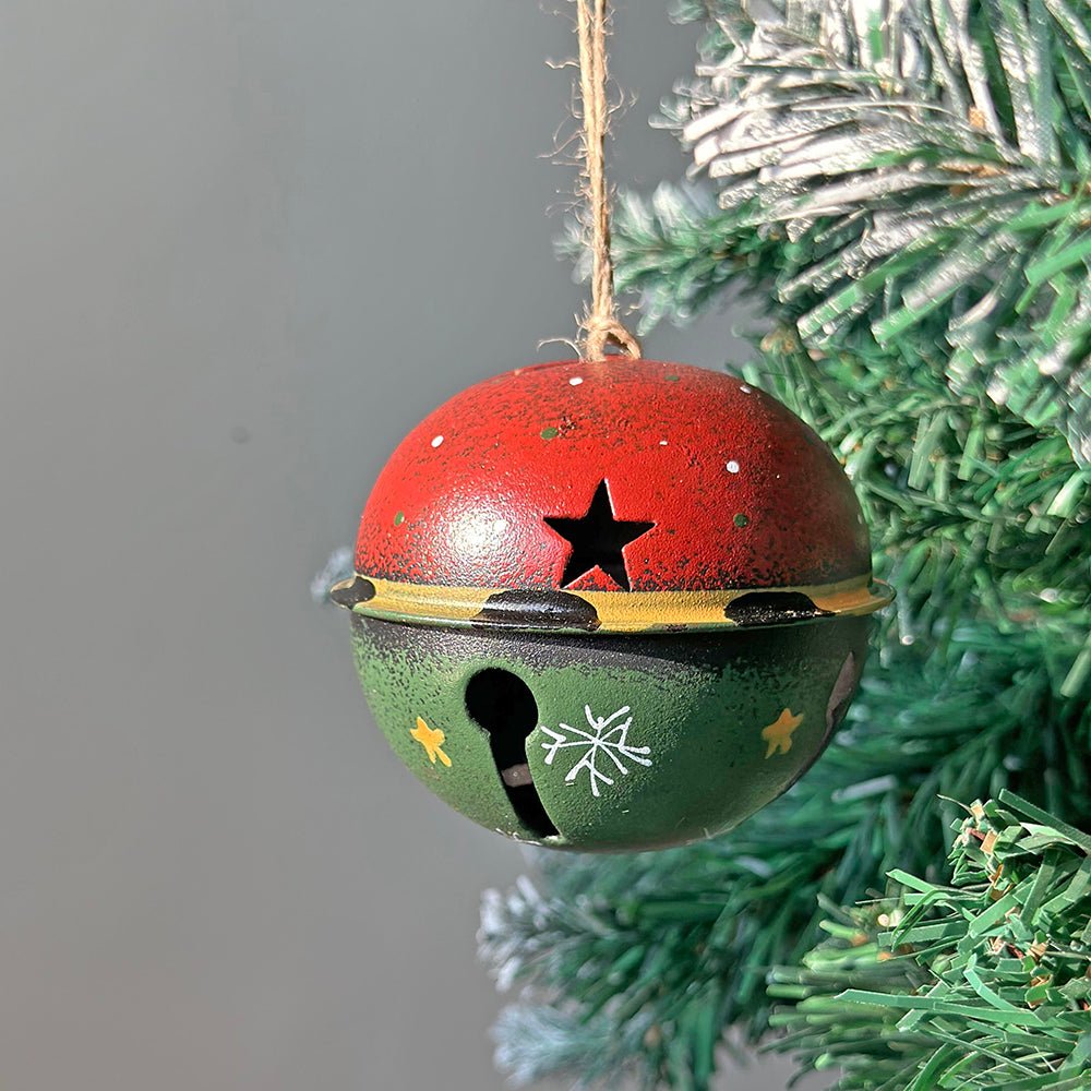 Green & Brown Big Size Jingle Ball Tree Ornament - Little Surprise BoxGreen & Brown Big Size Jingle Ball Tree Ornament