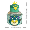 Green Frog with crown lid water bottle for Toddlers and Kids, 600ml - Little Surprise BoxGreen Frog with crown lid water bottle for Toddlers and Kids, 600ml