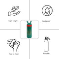 Green Reindeer Antler Stainless Steel sleek Christmas Water Bottle for Kids, 330 ml - Little Surprise BoxGreen Reindeer Antler Stainless Steel sleek Christmas Water Bottle for Kids, 330 ml