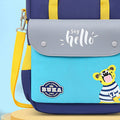 Grey & Blue Tiger theme Shoulder/Backpack style Bag for Kids - Little Surprise BoxGrey & Blue Tiger theme Shoulder/Backpack style Bag for Kids