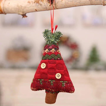 Handmade Woven Tree Shape Christmas Tree Ornament