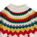 Ivory Multi Colour Xmas Baubles Pompom Style Warmer Cardigan & Christmas Sweater for toddlers & Kids - Little Surprise BoxIvory Multi Colour Xmas Baubles Pompom Style Warmer Cardigan & Christmas Sweater for toddlers & Kids