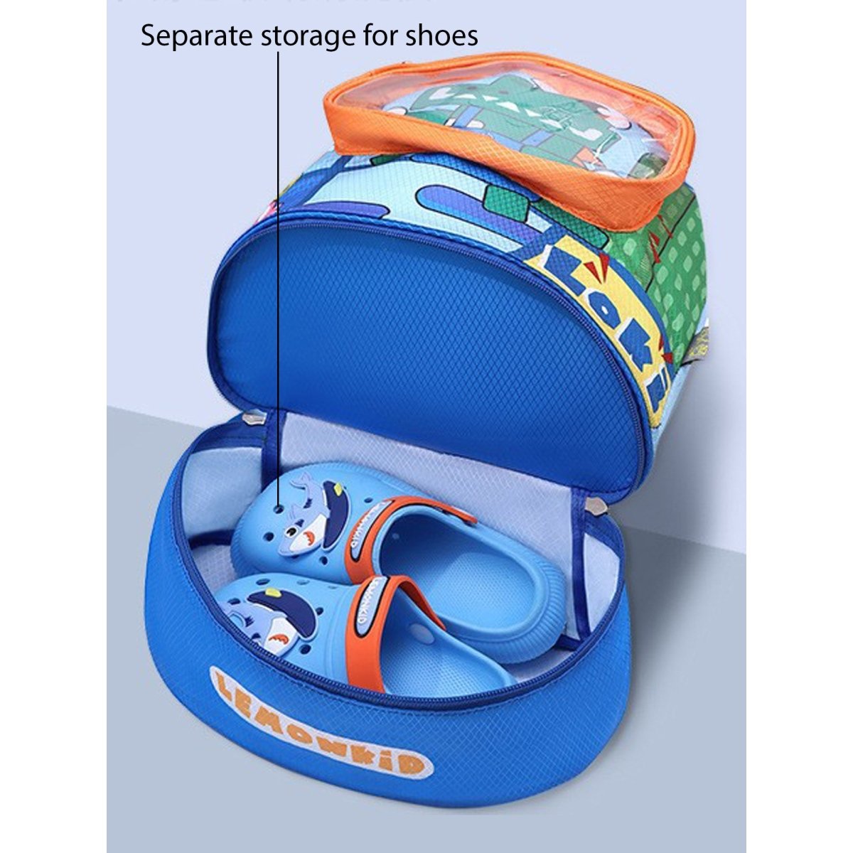 Kids Croc Face, Waterproof Swimming Bag/ Beach Bag - Little Surprise BoxKids Croc Face, Waterproof Swimming Bag/ Beach Bag