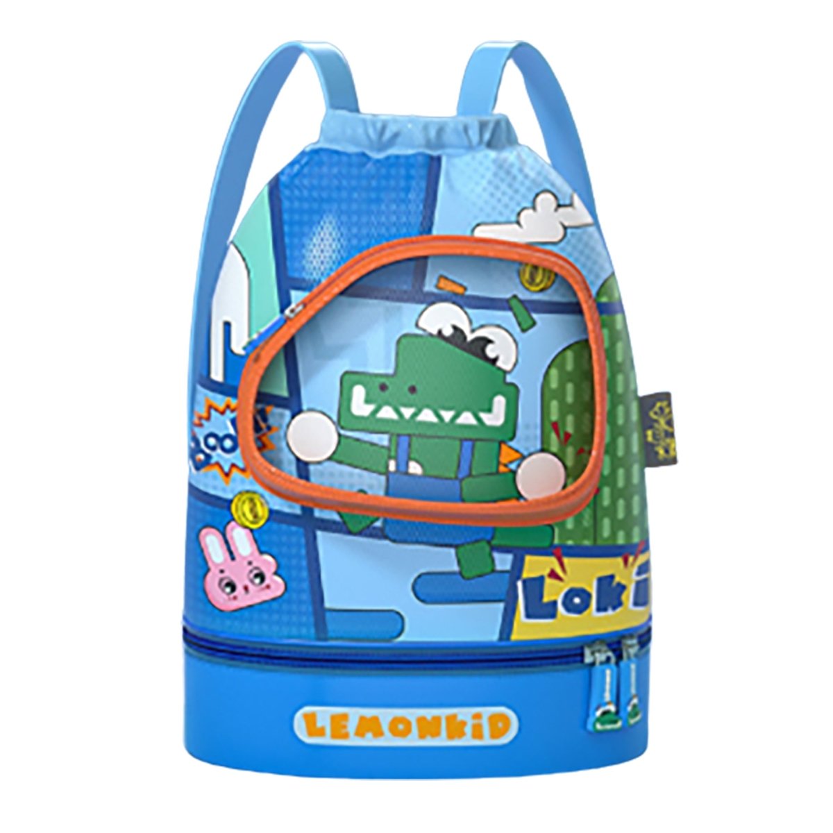 Kids Croc Face, Waterproof Swimming Bag/ Beach Bag - Little Surprise BoxKids Croc Face, Waterproof Swimming Bag/ Beach Bag