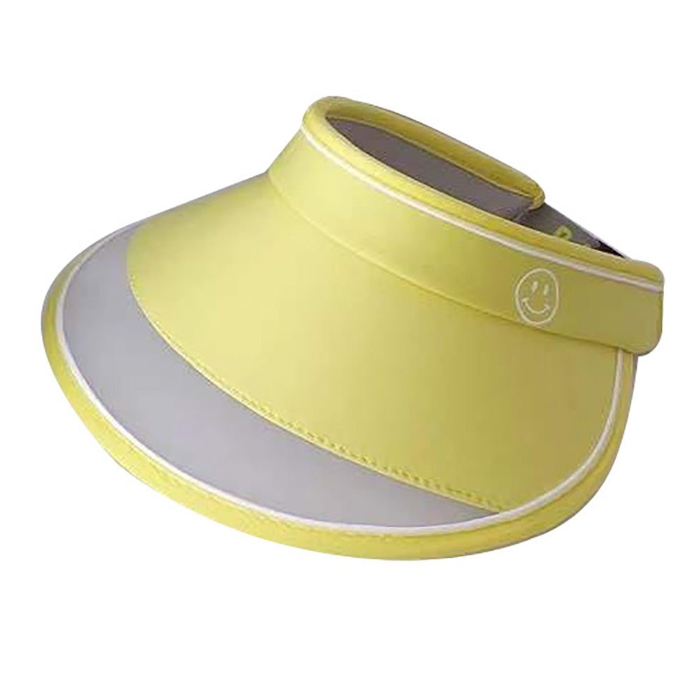 Lemon Yellow Sports Sun shade Adjustable Tennis/Visor Cap - Little Surprise BoxLemon Yellow Sports Sun shade Adjustable Tennis/Visor Cap