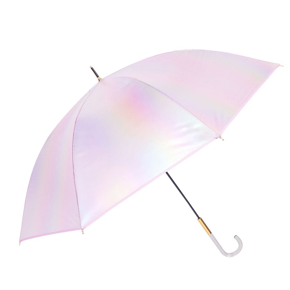 Lilac Holographic Glitter Rain Umbrella for Kids & Adults - Little Surprise BoxLilac Holographic Glitter Rain Umbrella for Kids & Adults