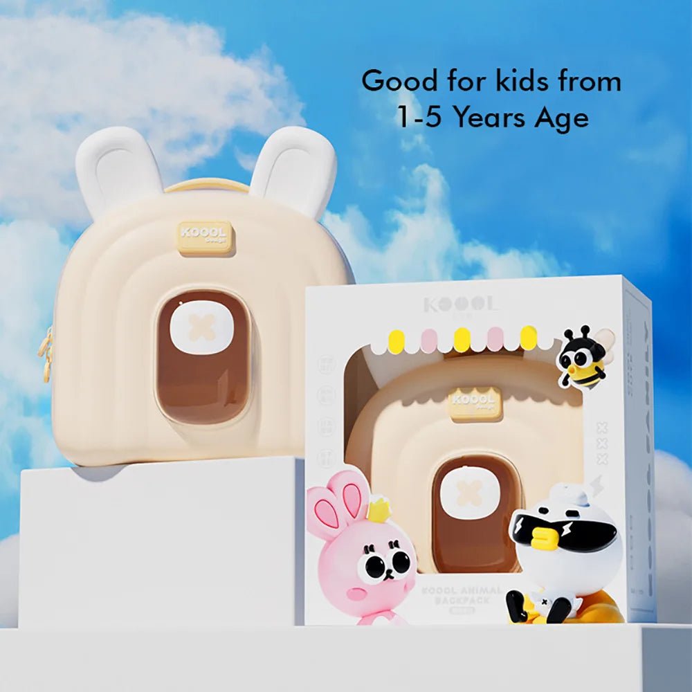 Little Surprise Box 3d Bunny Ears Backpack for Toddlers & Kids, Light Brown - Little Surprise BoxLittle Surprise Box 3d Bunny Ears Backpack for Toddlers & Kids, Light Brown