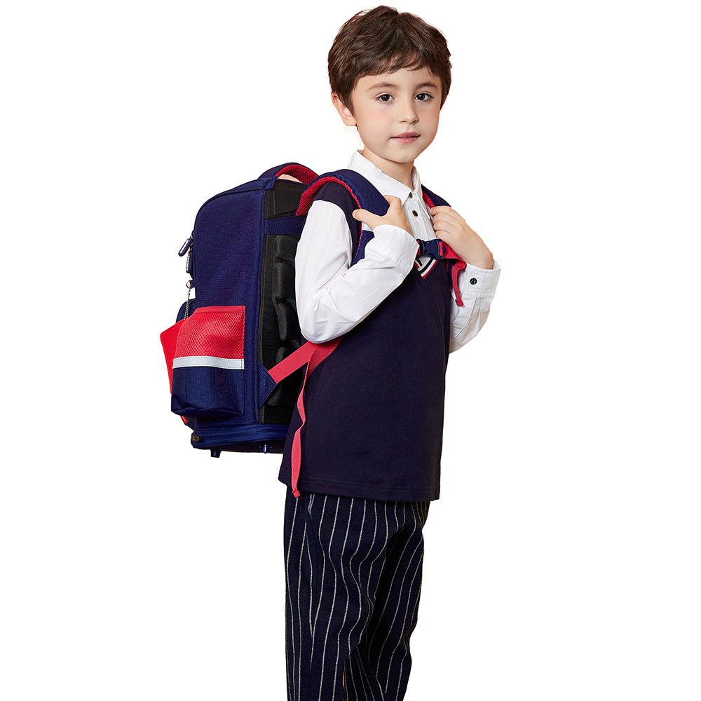 London Theme Ergonomic School Backpack for Kids, 15.5inch - Little Surprise BoxLondon Theme Ergonomic School Backpack for Kids, 15.5inch