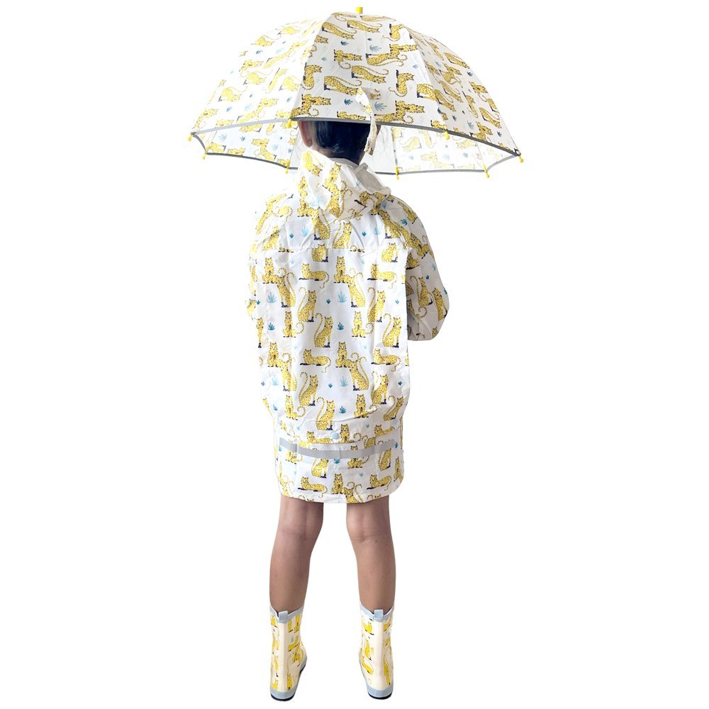 Master Shamsher Raincoat, Umbrella & Boots matching Rainwear set for Kids - Little Surprise BoxMaster Shamsher Raincoat, Umbrella & Boots matching Rainwear set for Kids