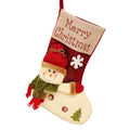 Merry Christmas Printed 3d Snowman Face Stocking - Little Surprise BoxMerry Christmas Printed 3d Snowman Face Stocking