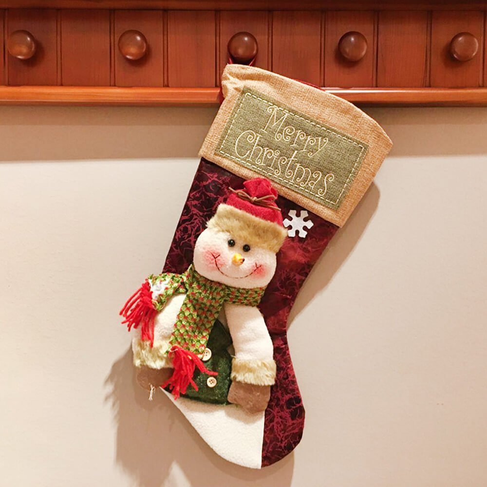 Merry Christmas Printed 3d Snowman - Little Surprise BoxMerry Christmas Printed 3d Snowman