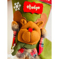 Merry Christmas Reindeer Stockings, Large - Little Surprise BoxMerry Christmas Reindeer Stockings, Large