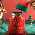 Mini Belly Red Antler Stainless Steel Sleek Christmas Water Bottle for Kids, 300ML - Little Surprise BoxMini Belly Red Antler Stainless Steel Sleek Christmas Water Bottle for Kids, 300ML