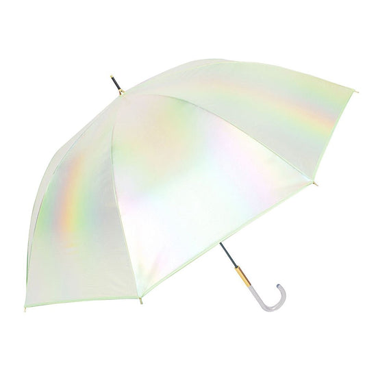 Mint Green Holographic Glitter Rain Umbrella for Kids & Adults - Little Surprise BoxMint Green Holographic Glitter Rain Umbrella for Kids & Adults