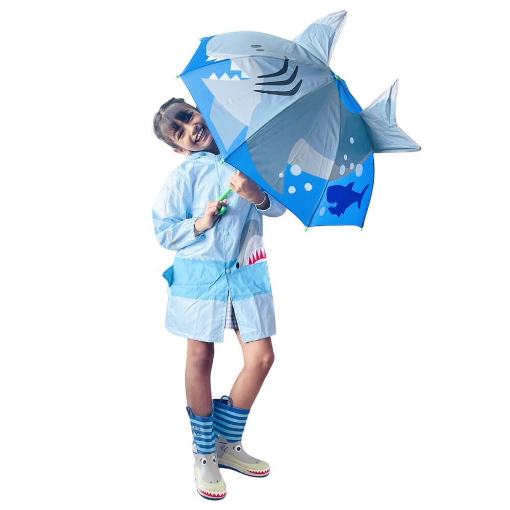 Mr. Jaw Jackson Raincoat, Umbrella & Boots matching Rainwear set for Kids - Little Surprise BoxMr. Jaw Jackson Raincoat, Umbrella & Boots matching Rainwear set for Kids