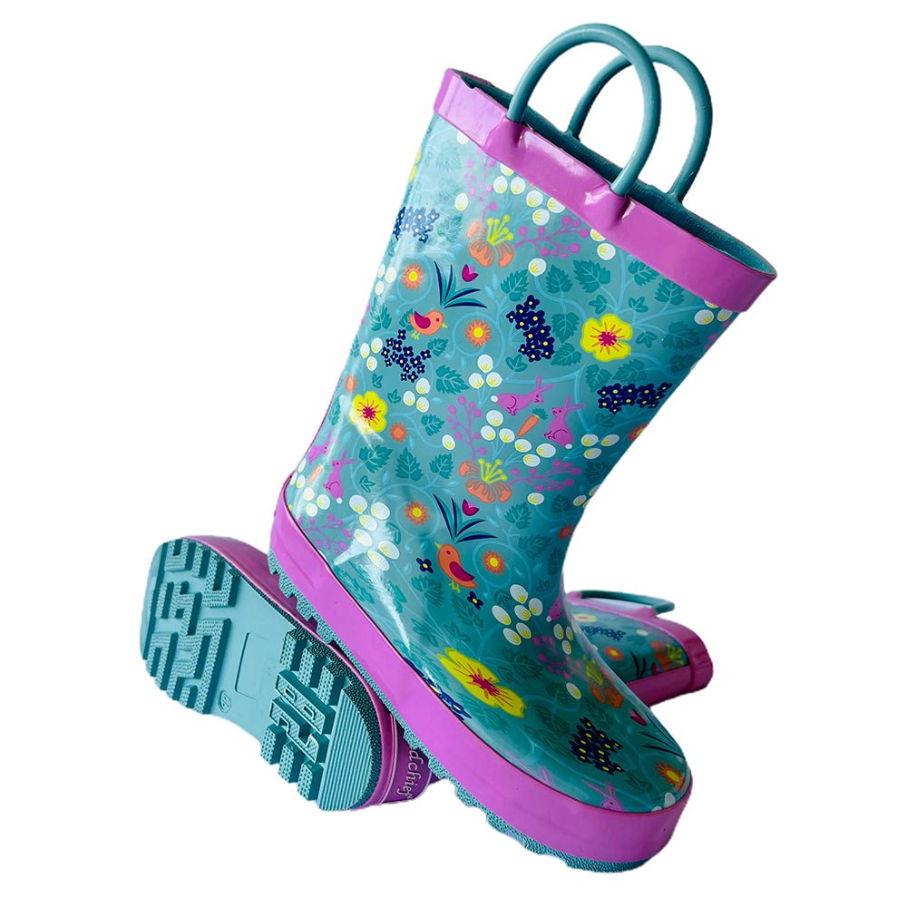 Ms. Mint Dianthus,Waterproof Flexible Rubber Rain Gumboots for Kids - Little Surprise BoxMs. Mint Dianthus,Waterproof Flexible Rubber Rain Gumboots for Kids