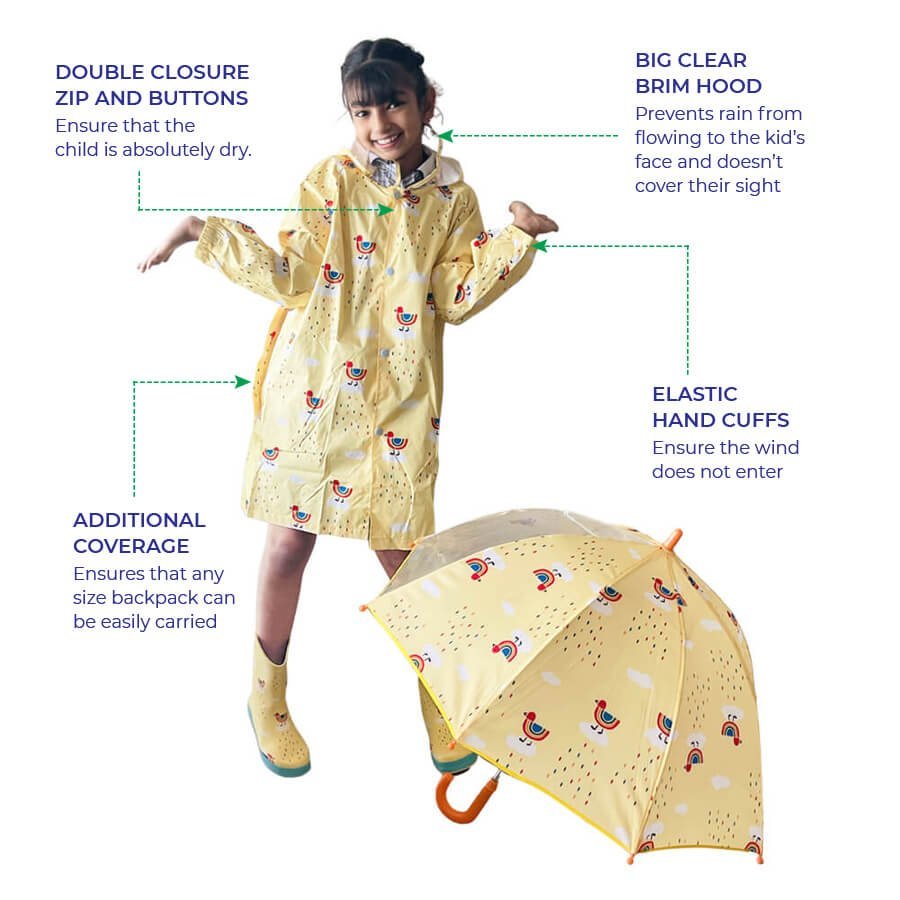 Ms. Sunshine Raincoat - Little Surprise BoxMs. Sunshine Raincoat