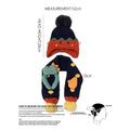 Navy Blue Naughty Monster Kids Winter Cap & Neck Muffler Set - Little Surprise BoxNavy Blue Naughty Monster Kids Winter Cap & Neck Muffler Set