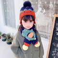 Navy Blue Naughty Monster Kids Winter Cap & Neck Muffler Set - Little Surprise BoxNavy Blue Naughty Monster Kids Winter Cap & Neck Muffler Set