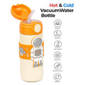 Orange Band Cream Astronaut, Stainless Steel Kids Water Bottle, 500 ml - Little Surprise BoxOrange Band Cream Astronaut, Stainless Steel Kids Water Bottle, 500 ml