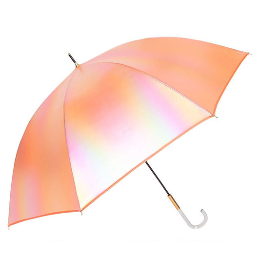Orange Holographic Glitter Rain Umbrella for Kids & Adults - Little Surprise BoxOrange Holographic Glitter Rain Umbrella for Kids & Adults