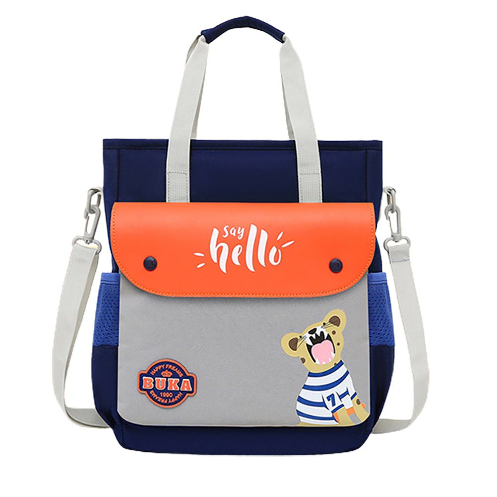 Orange Tiger theme Shoulder/Backpack style Bag for Kids - Little Surprise BoxOrange Tiger theme Shoulder/Backpack style Bag for Kids