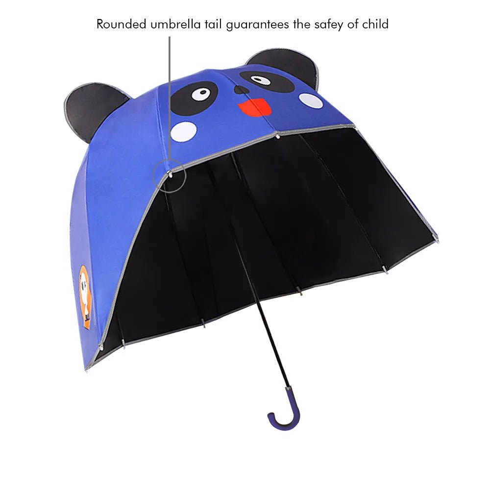 Panda theme,Helmet Shape Kids Umbrella ,4-8yrs,Bright Blue - Little Surprise BoxPanda theme,Helmet Shape Kids Umbrella ,4-8yrs,Bright Blue
