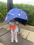 Panda theme,Helmet Shape Kids Umbrella ,4-8yrs,Bright Blue - Little Surprise BoxPanda theme,Helmet Shape Kids Umbrella ,4-8yrs,Bright Blue