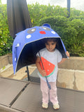 Panda theme,Helmet Shape Kids Umbrella ,4-8yrs,Bright Blue - Little Surprise BoxPanda theme,Helmet Shape Kids Umbrella ,4-8yrs,Bright Blue