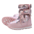 Pink and Silver Glam Women Winter Snowboots - Little Surprise BoxPink and Silver Glam Women Winter Snowboots