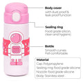 Pink Band Astronaut, Stainless Steel Kids Water Bottle, 500 ml - Little Surprise BoxPink Band Astronaut, Stainless Steel Kids Water Bottle, 500 ml