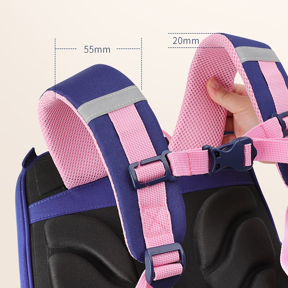 Pink Bow Ergonomic School Backpack for Kids,15.5inch - Little Surprise BoxPink Bow Ergonomic School Backpack for Kids,15.5inch