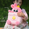 Pink Bunny SoftToy Backpack for Toddlers & Kids - Little Surprise BoxPink Bunny SoftToy Backpack for Toddlers & Kids